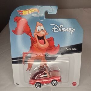 NWIB 2018 Hot Wheels Disney Sebastian Character Car - Mattel (New) Series 7